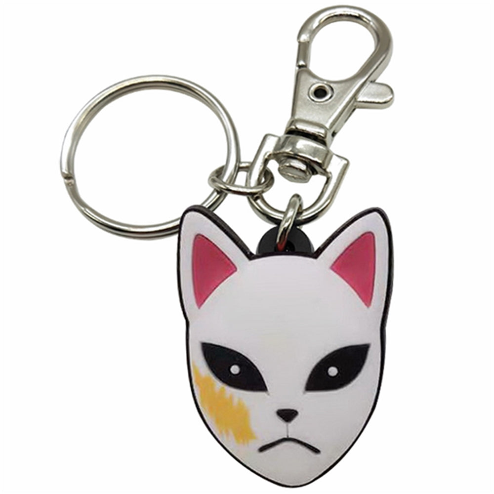 Demon Slayer-Sabito Warding Mask PVC Keychain