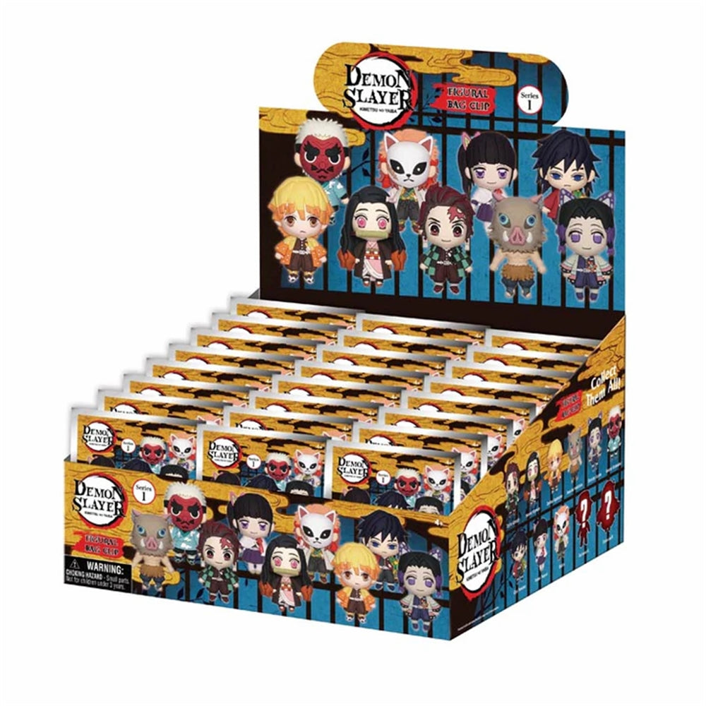 Demon Slayer 3D Foam Keyring Asst-24pcs PDQ