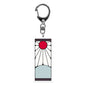 Demon Slayer Tanjiro's Hanafuda Earring Acrylic Keychain