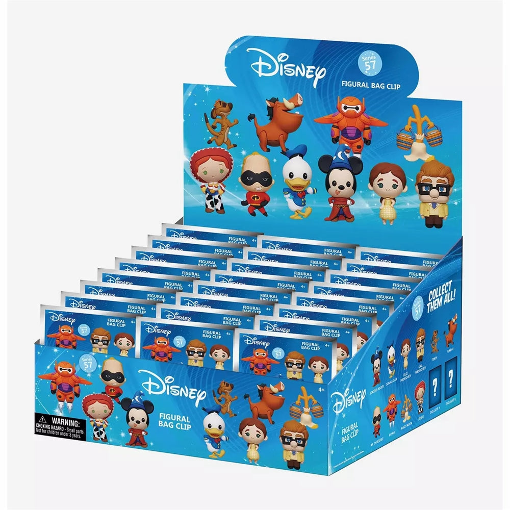 Disney Anniversary 3D Foam Keyring Blind Bag Asst-Series 57-24pcs PDQ