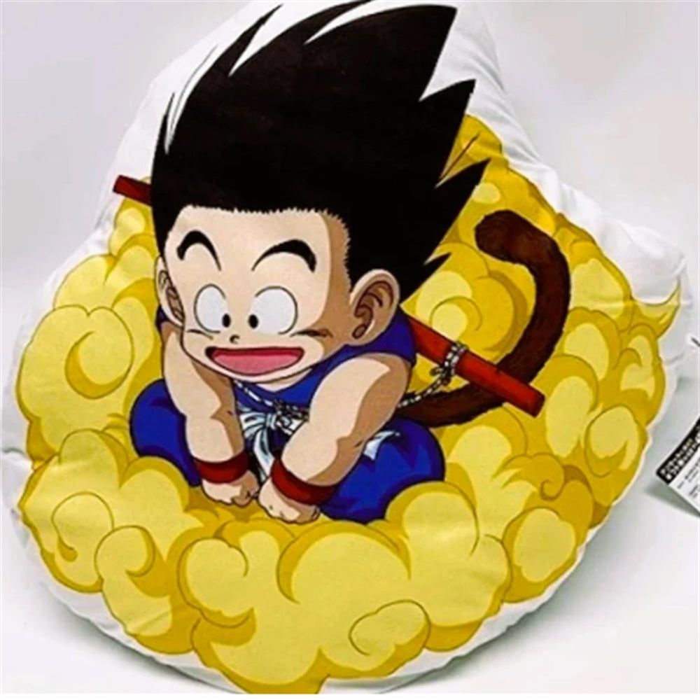 Dragon Ball Mecha Mofugutto Kids Goku on Flying Nimbus Plush Cushion-Japan Version