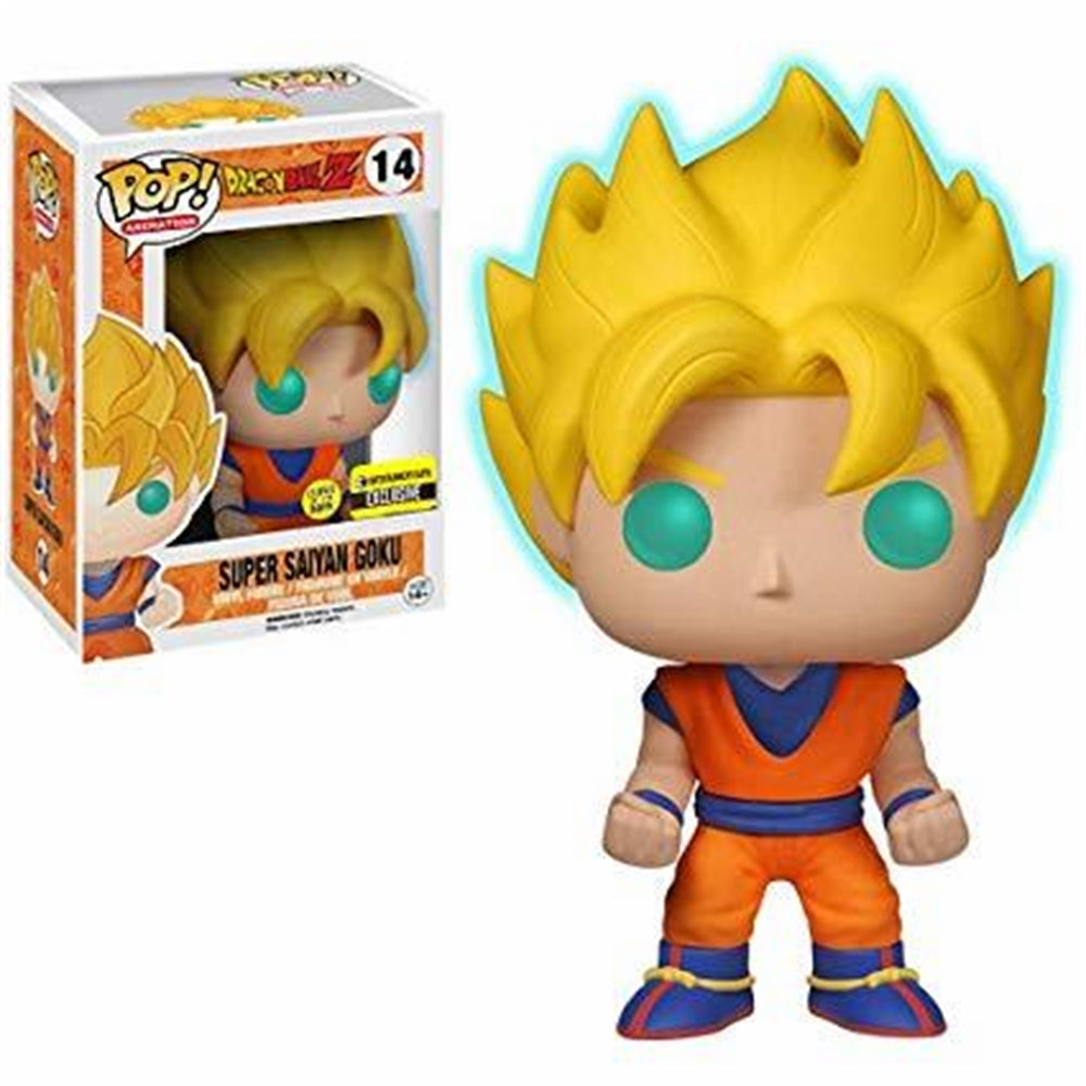 Dragon Ball Z Glow-in-the-Dark Super Saiyan Goku Pop! Vinyl Figure - EE Exclusive