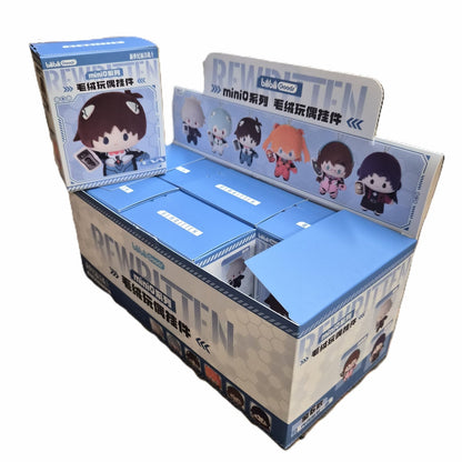 Evangelion Rewritten Series MiniQ Plush Keychain Blind Box Asst-6pcs PDQ