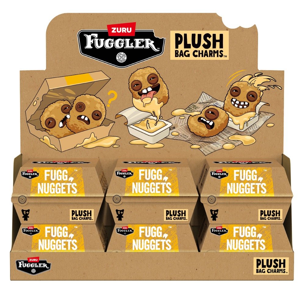 Fuggler Special Feature Fugg Nugget Plush Keychain in ToGo Blind Box Asst - Series 1-6pcs PDQ