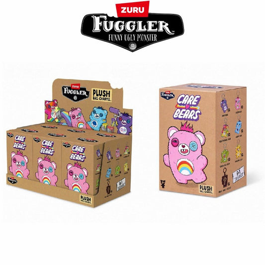 Fuggler x Care Bears 5" Plush Keychain Blind Box Asst-6pcs PDQ