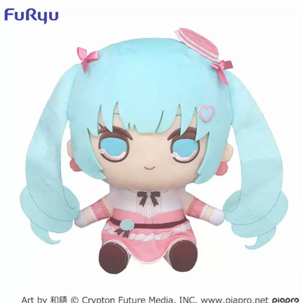 Furyu:Hatsune Miku Kyurumaru BIG Plush -Pink Macaron Ver-Japan Version