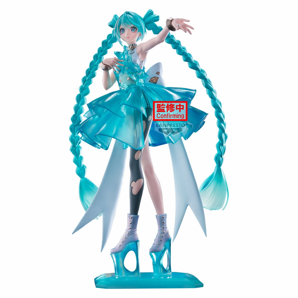 HATSUNE MIKU BANPRESTO EVOLVE Clearluxe-EmeraldGem-FIGURE