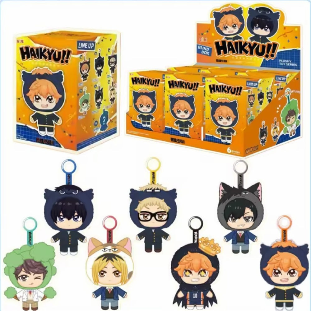 Haikyu! Animal Costume Vinyl Plush Pendant Blind Box Asst-6pcs PDQ
