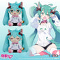 Hatsune Miku Original Plush～Cat Ear T-Shirt ver. - Eyes Opened & Eyes Closed-Set of 2-Japan Version