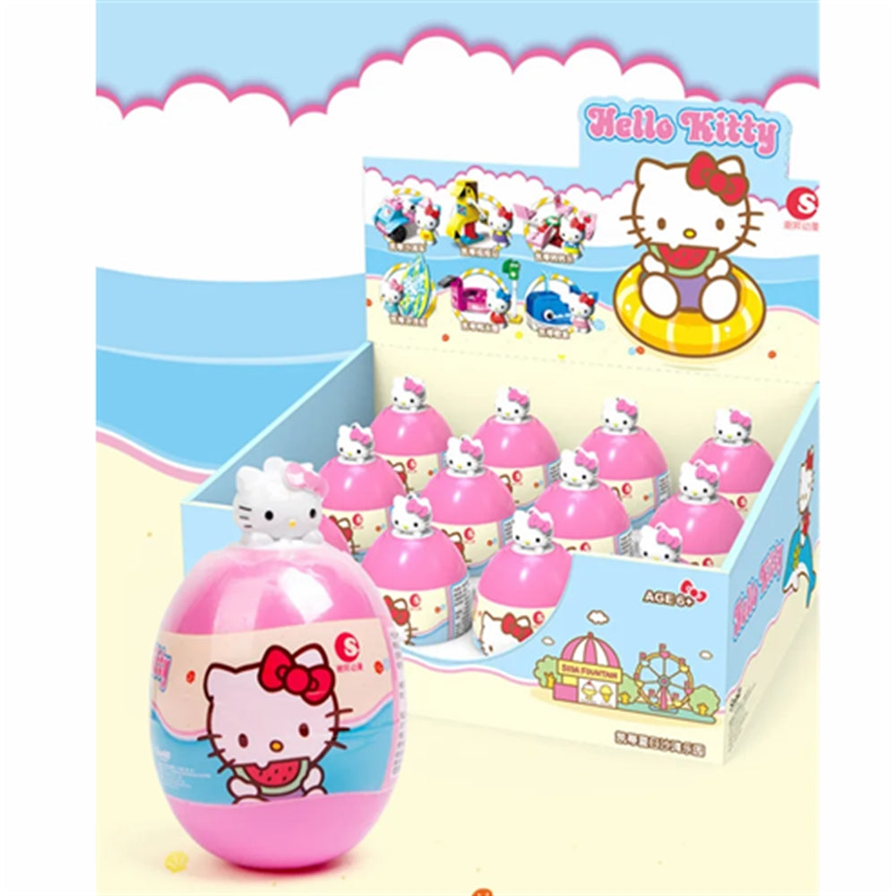 Hello Kitty Summer Beach Plaset in Gacha Ball Asst-12pcs PDQ