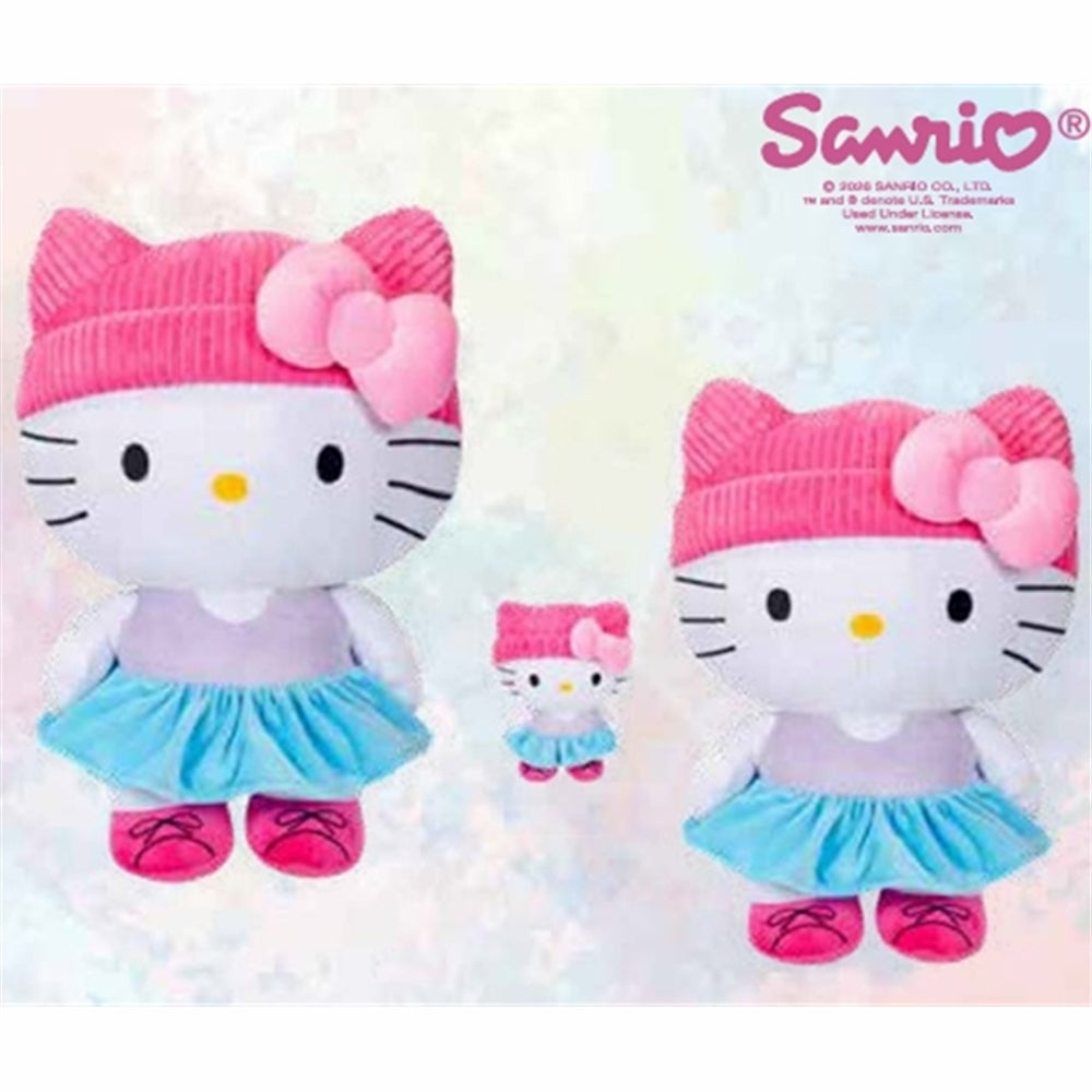 HELLO KITTY Wearing BEANIE 6 Inch Plush