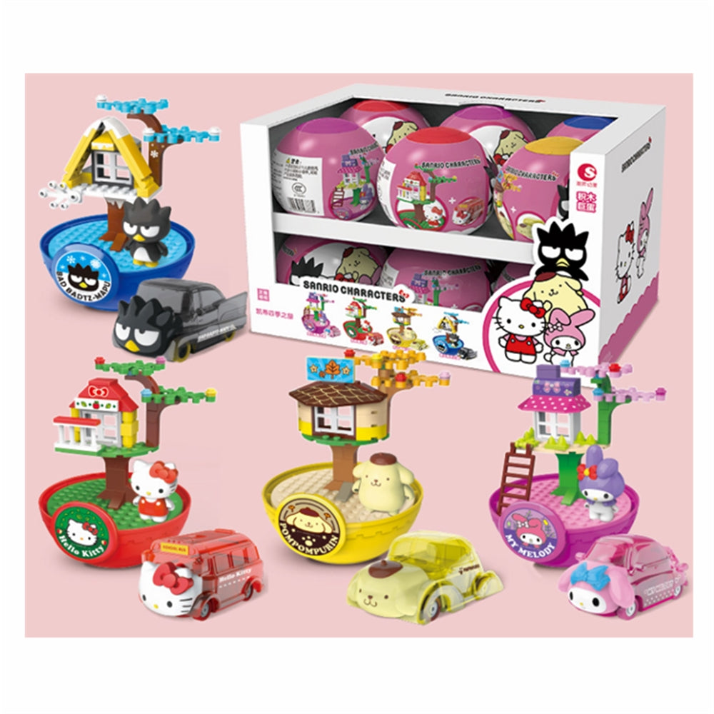 Hello Kitty and Friends in Four Seasons Playset Gashapon Asst-12pcs PDQ
