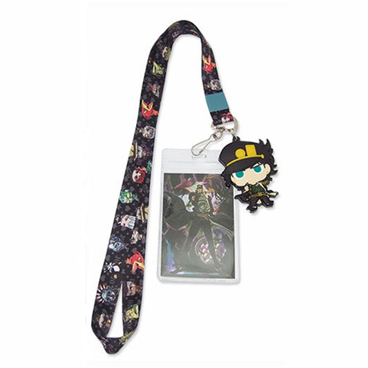 JOJO's Bizarre Adventure Group Lanyard w/ ID Holder&Charm