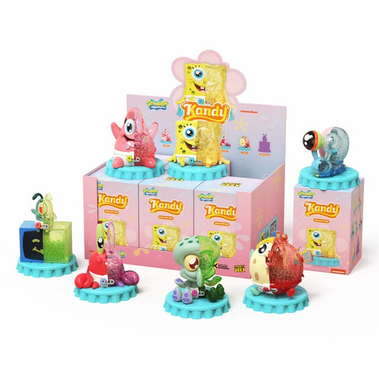 Kandy X SpongeBob SquarePants (Soda Edition) Mini Figure Blind Box Asst-6pcs PDQ