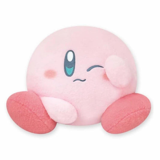 Kirby Wool Felt Super BIG Plush Toy (Sleepy)-Japan Version