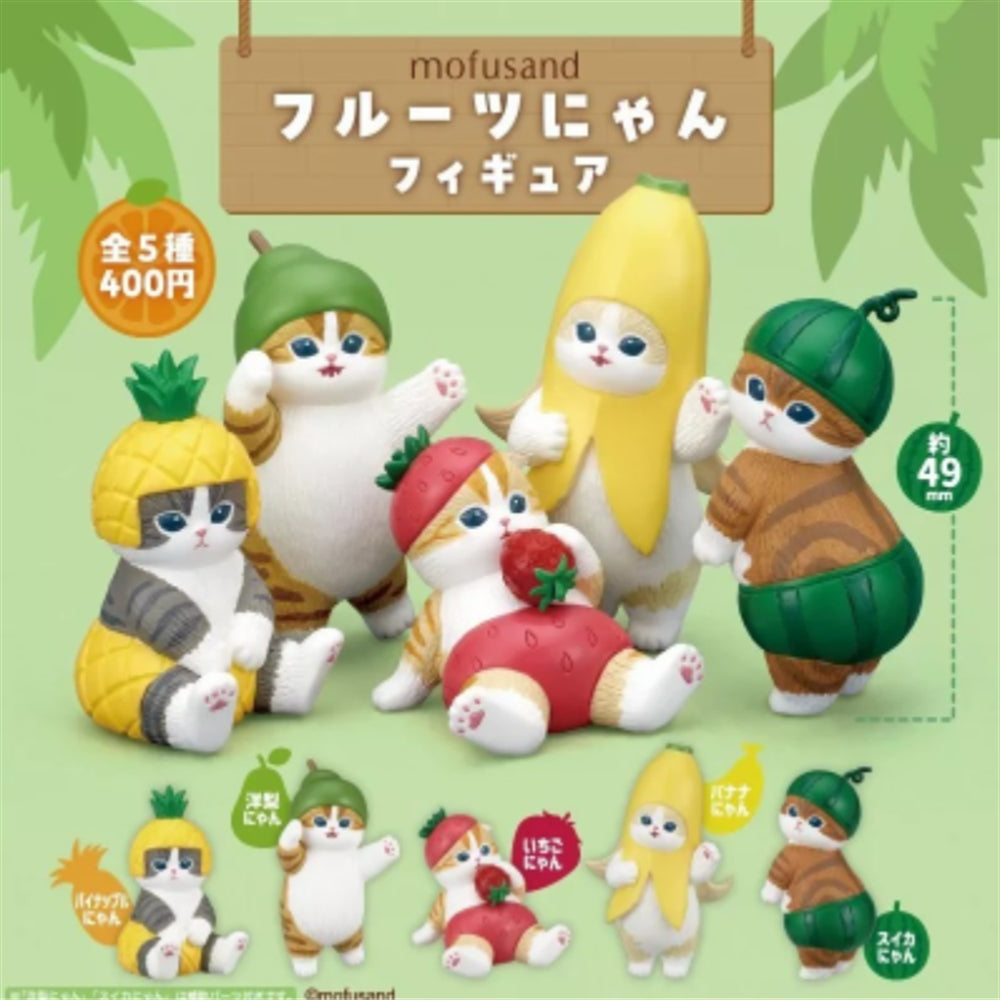 Kitan Capsule Toy - Mofusand X Fruit Gashapon Asst-Set of 30(Bag)-Japan Imports