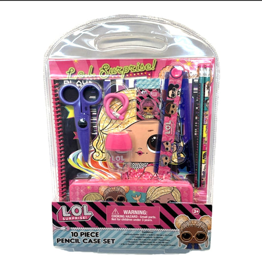 L.O.L Surprise!!! 10pcs Pencil Case Set
