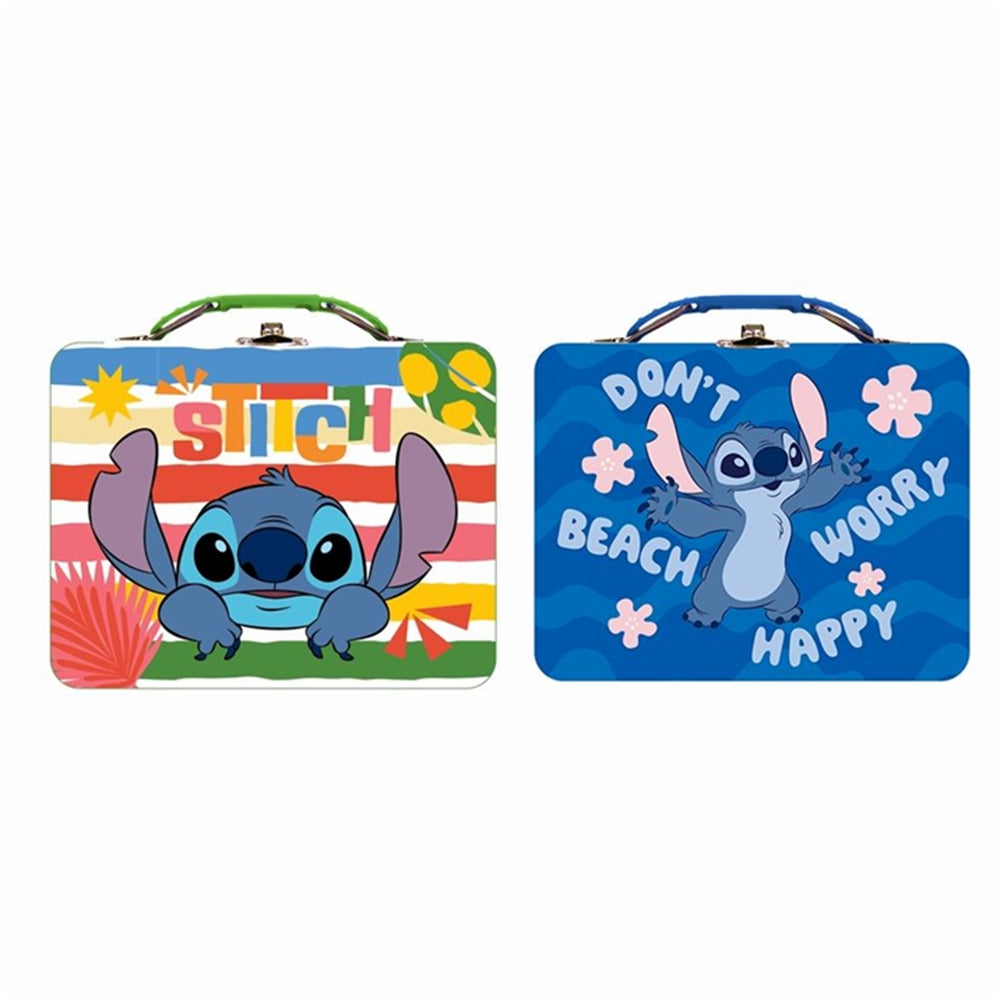 Lilo and Stitch Large Carry All Tin Box with Handle Set-Set of 2