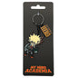 MY HERO ACADEMIA BAKUGO MATT BLACK METAL  KEYCHAIN