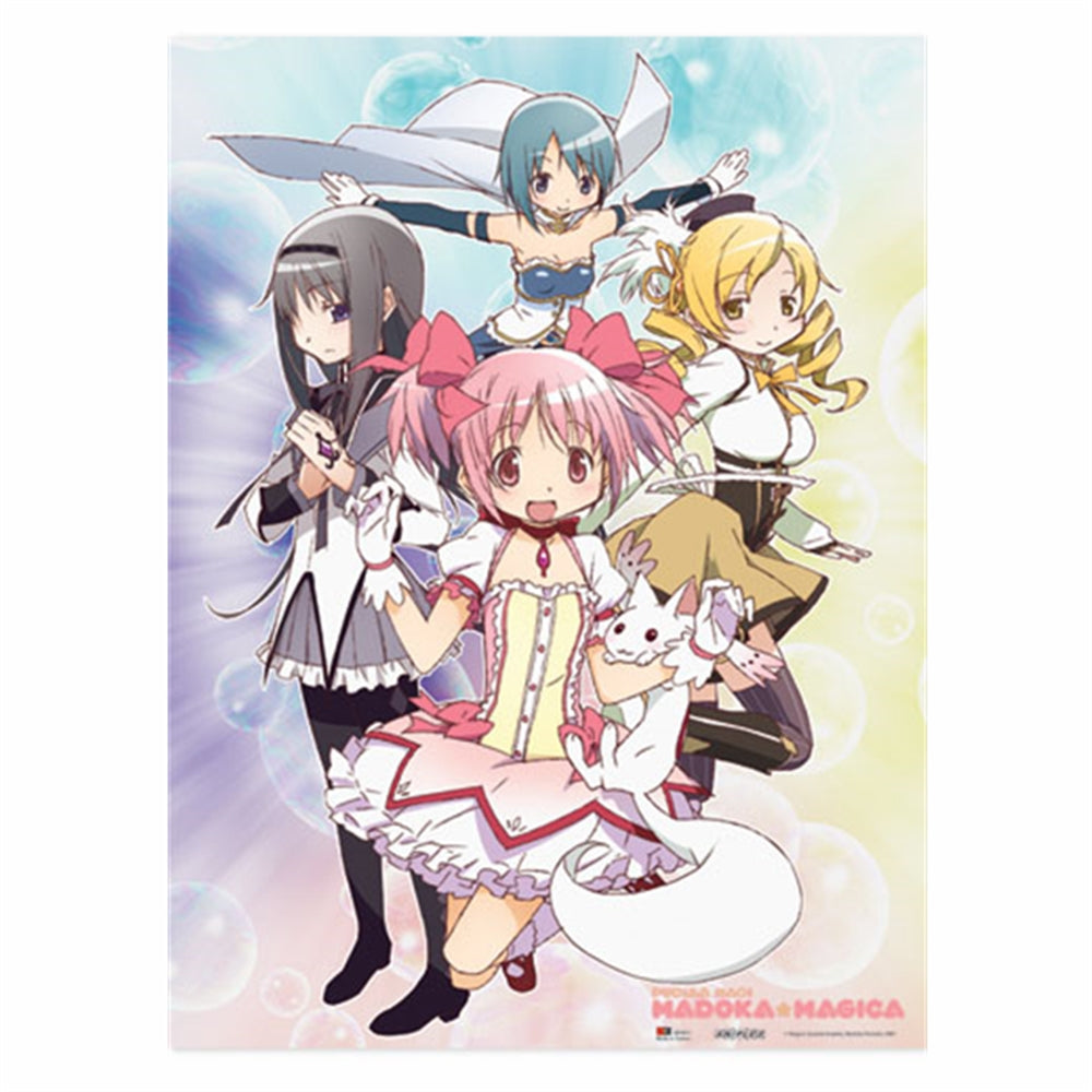 MADOKA MAGICA GROUP WALLSCROLL
