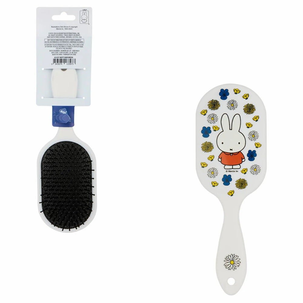 Miffy with Flower Pattern Hair Brush