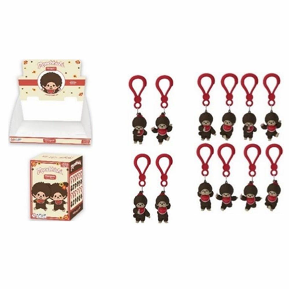 Monchhichi Exclusive Flocked Jumbo Figural Hanger Asst-9pcs PDQ