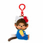 Hello Kitty x Monchhichi: Monchhichi in H.K. Dress with 3D Ear Headband Plush Clip On Keychain