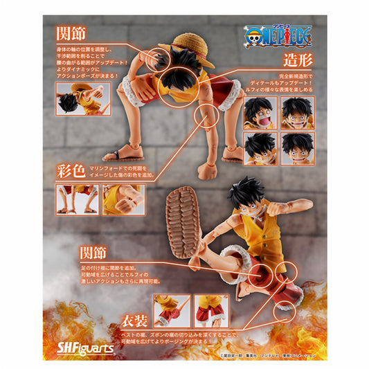 Monkey D Luffy -Summit War of Marineford- "One Piece", TAMASHII NATIONS S.H.Figuarts