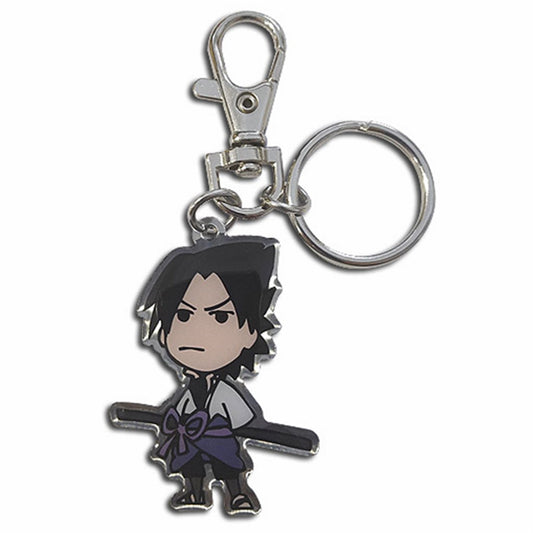 Naruto Shippuden Sasuke Metal Keychain