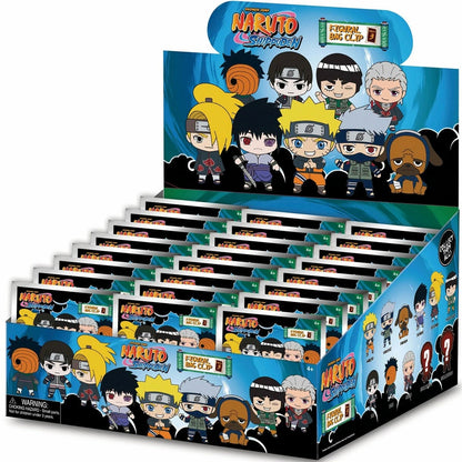 Naruto Shippuden Ser. 3 3D Foam Keyring Asst-24pcs PDQ