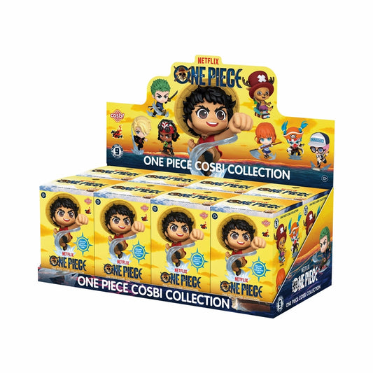 One Piece Cosbi Bobble-Head Mini Figure Collection Blind Box Asst - 8pcs PDQ