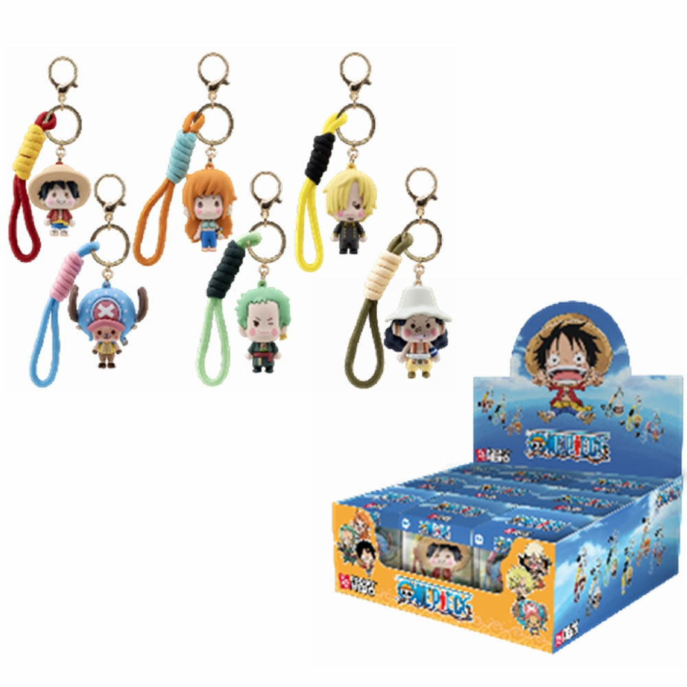 One Piece Pocket Hero Keychain in Window Box Asst-12pcs PDQ-Special Offer