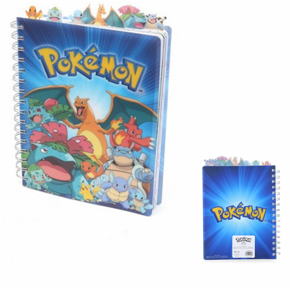 POKEMON 6 TAB JOURNAL-6.5" x 8.5"