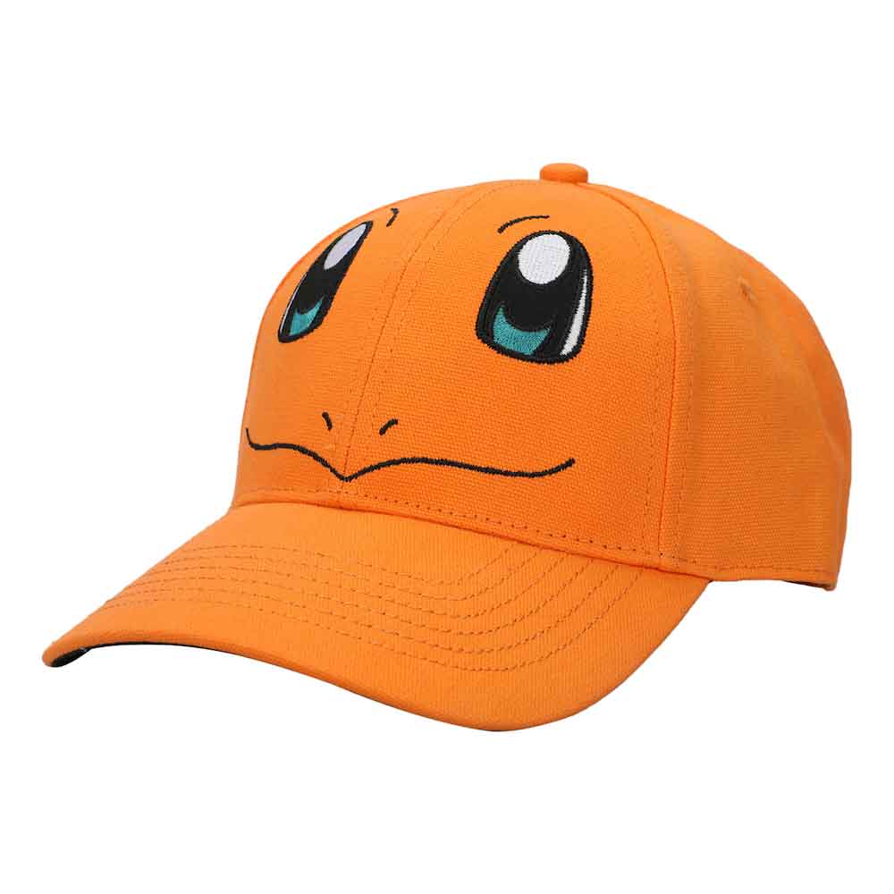 POKEMON CHARMANDER BIG FACE EMBROIDERED HAT