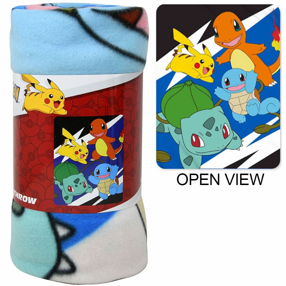 Pokemon  Kanto Friends 45x60" Fleece Throw