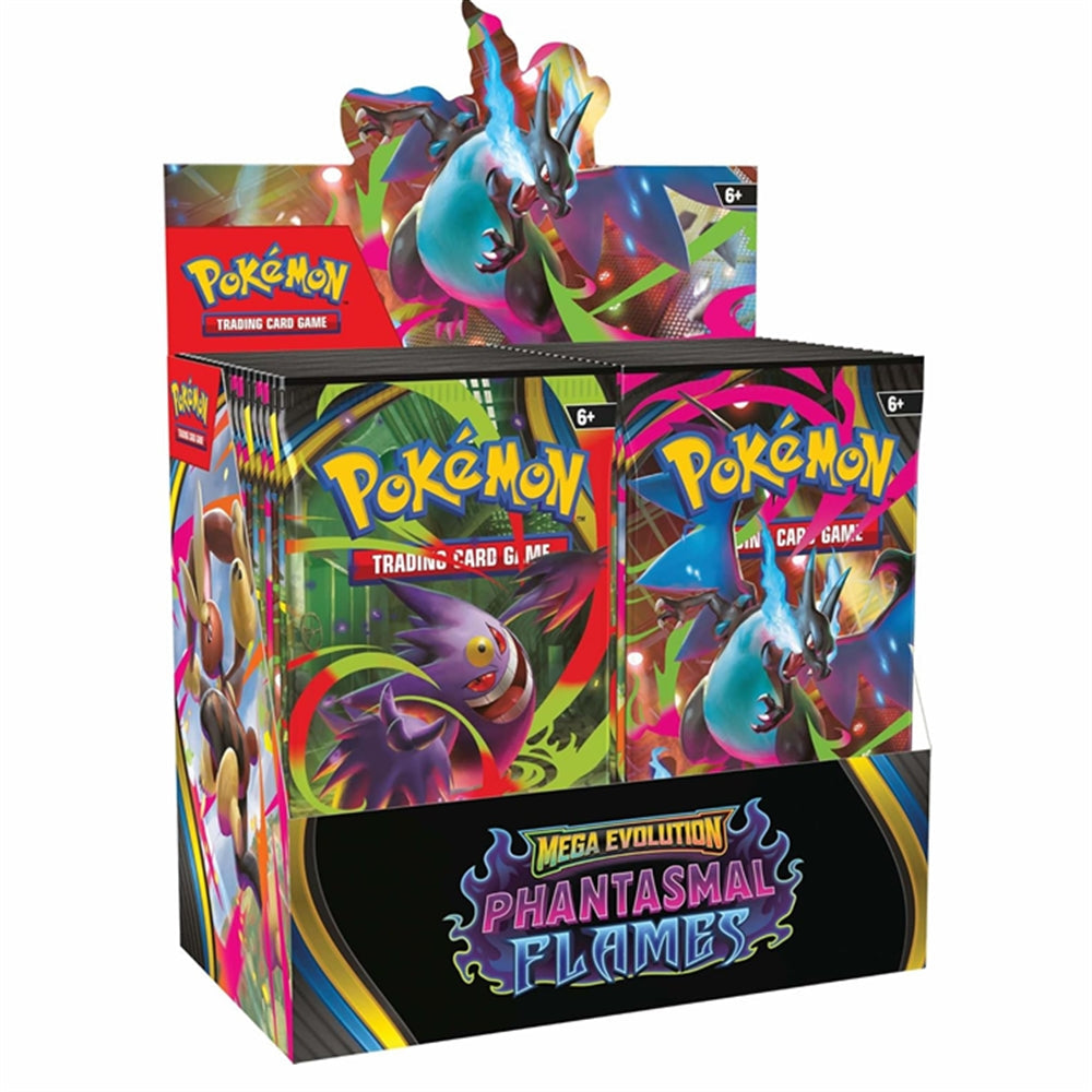 Pokémon Trading Card Game: Mega Evolution—Phantasmal Flames Booster Display