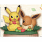 Pokemon Mogumogu Time Pikachu & Eevee Figure-Japan Version