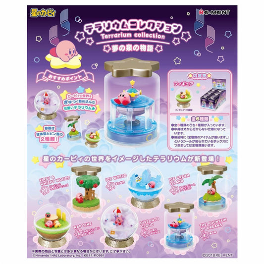 Re-ment:Kirby - The Tale of the Fountain of Dreams Terrarium  Mini Figure Collection-Set of 6(Box)