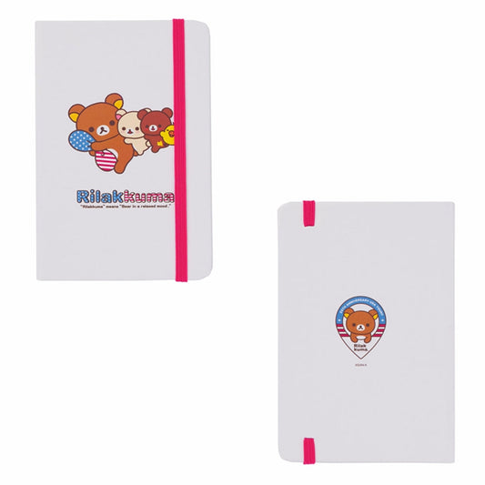 Rilakkuma 20th Anniversary USA Tour A6 Notebook- White-Special Offer