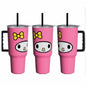 SANRIO MY MELODY 40 OZ STAINLESS STEEL TUMBLER w/ STRAW  & HANDLE