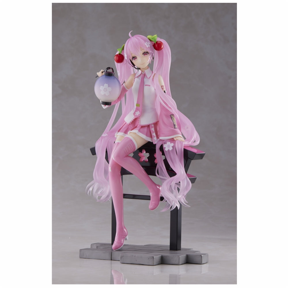 Sakura Miku AMP+ Figure (Sakura Lantern Ver.) Reissue-Japan Version