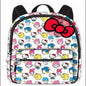 Sanrio Characters All Over Print with 3D Red Bow PU Leather Mini Backpack
