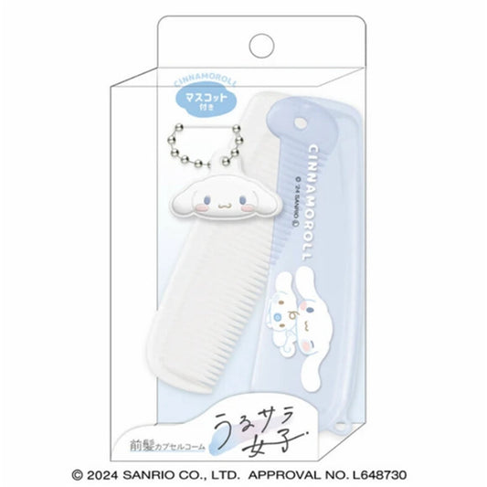 Sanrio Cinnamoroll Hair Comb with PVC Charm & Ball Chain-Japan Imports