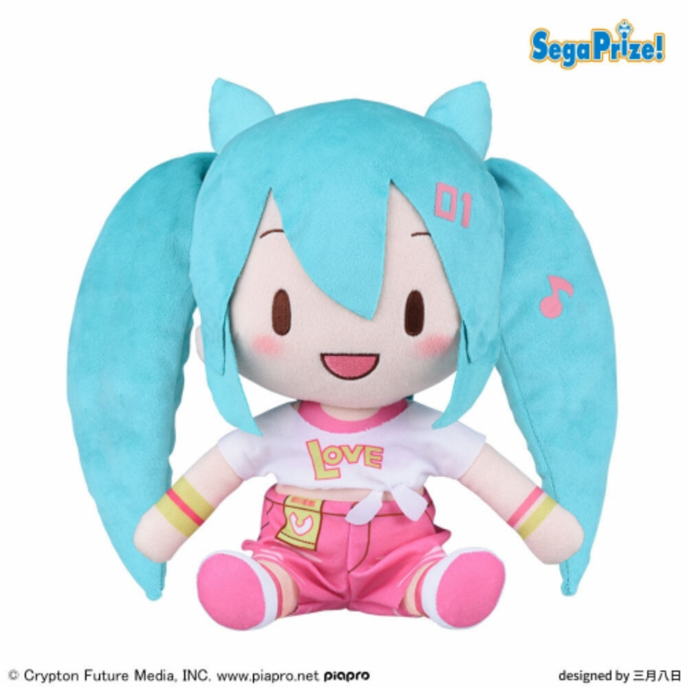 Sega: Hatsune Miku Fuwapetit L Plush "Hatsune Miku" ～Live Cheering-Japan Version
