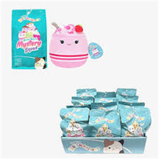 Squishmallows- 5" Scented Food Mystery Bag Plush Asst set of 12