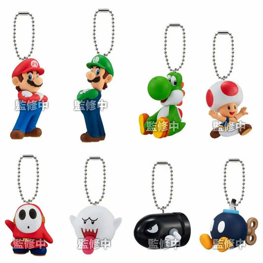 Super Mario Bros. Mascot Charm Collection , Bandai Shokugan-Set of 10(Box)