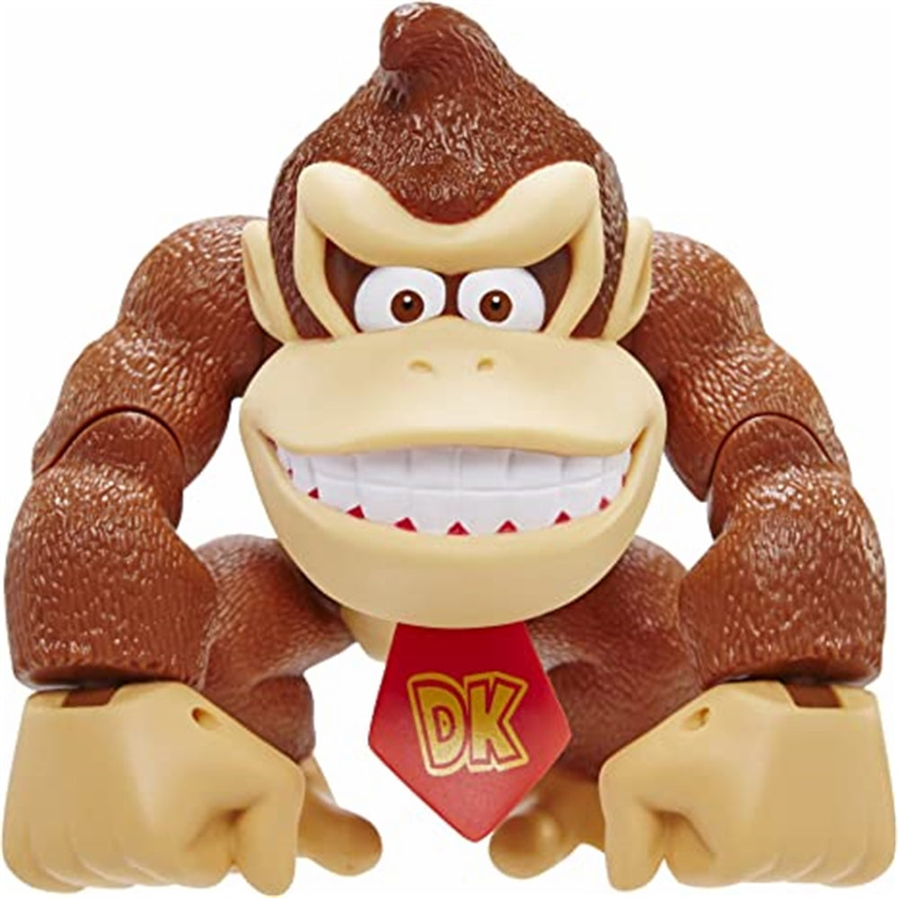 Super Mario 6" Donkey Kong Figure in Window Box