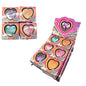 Transparent Heart Shape Glitter Gel Squishy Asst-12pcs PDQ