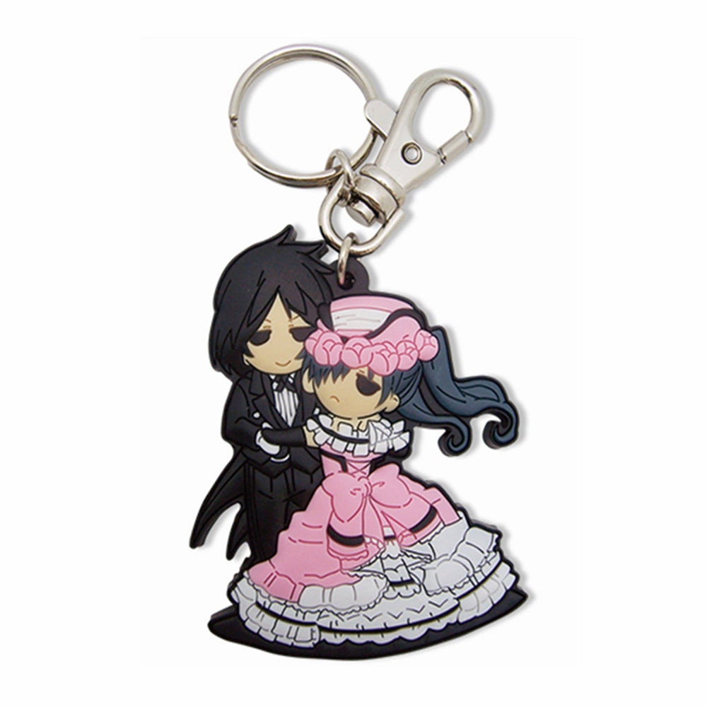 BLACK BUTLER SEBASTIAN & CIEL DANCE PVC KEYCHAIN